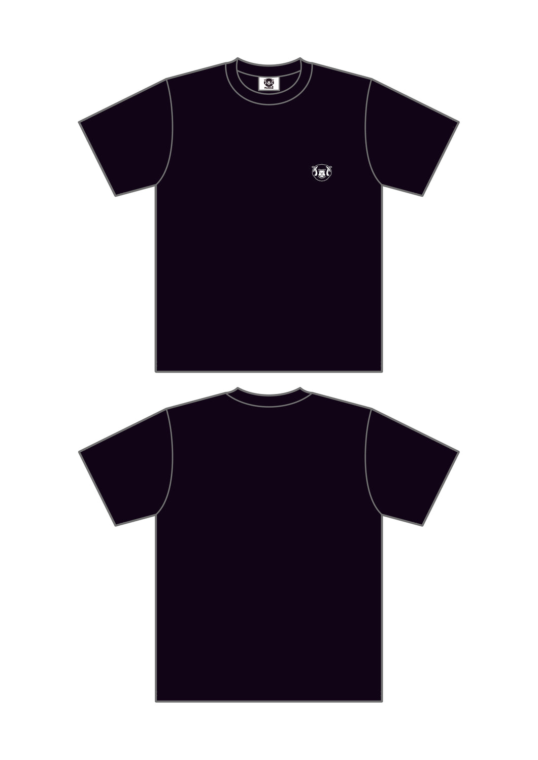 Planet sheep OnePoint T-shirt Black