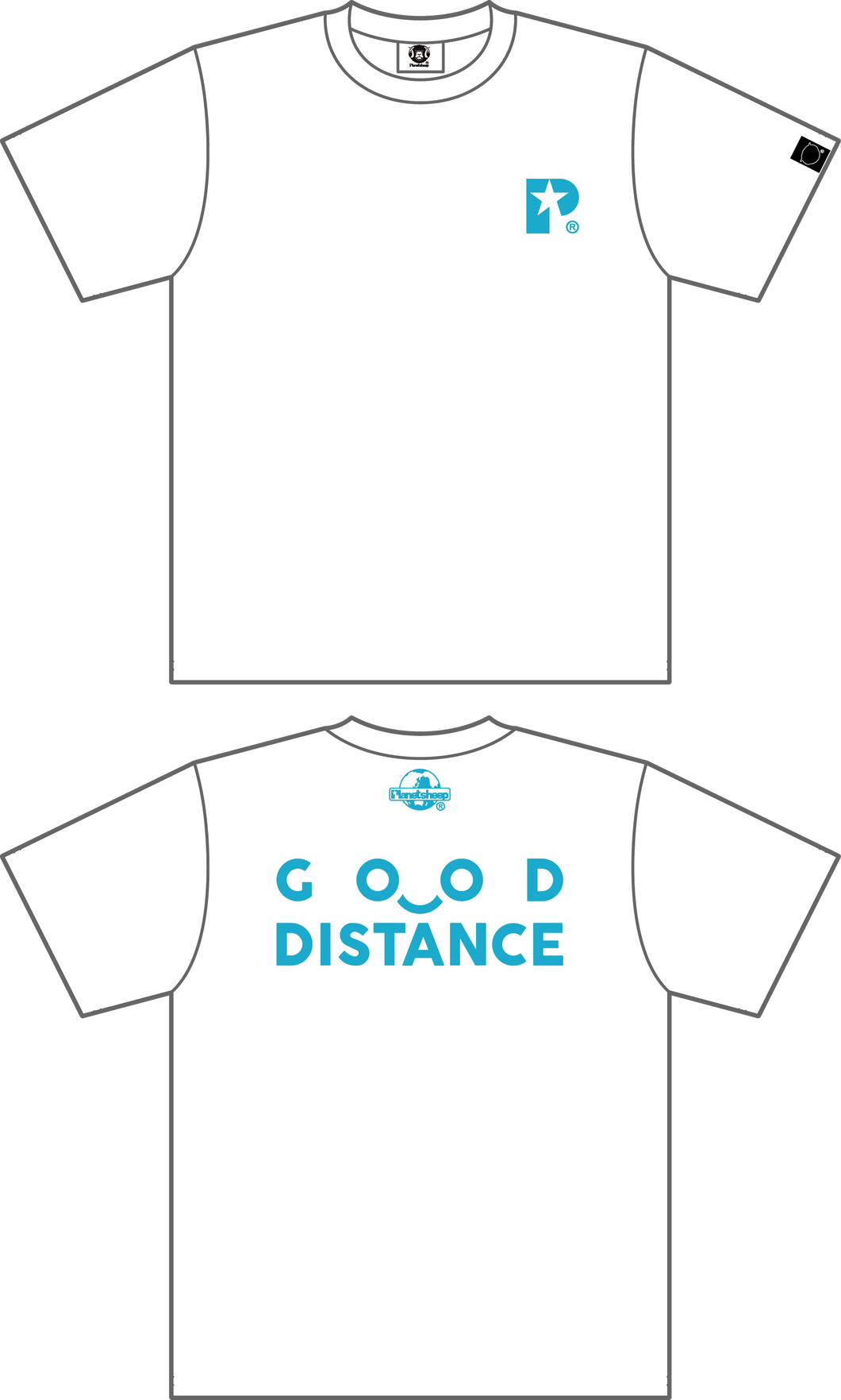 GOOD DISTANCE T-Shirt(White)