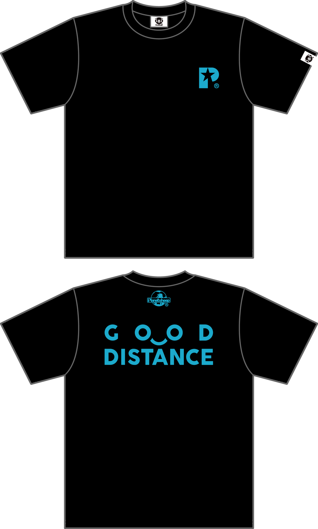 GOOD DISTANCE T-Shirt(Black)